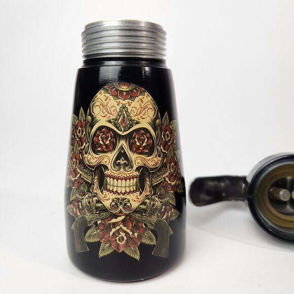 Co2 Whipped Cream‎ Dispensers Skull Bar Cart Alcohol Punk Party Fun Drinks Goth - Picture 10 of 13